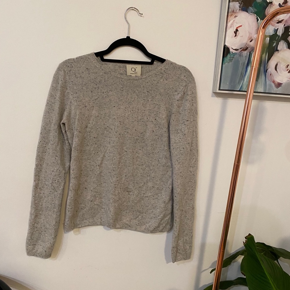 Cashmere Sweater with Beautiful Flecked Colors